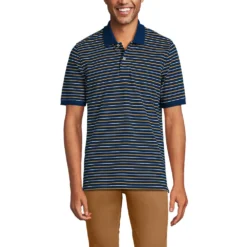Komfort-Piqué-Polo Mit Stretch Für Herren, Classic Fit -Lands' End Verkaufsgeschäft 527931 LEPP FF 2KH