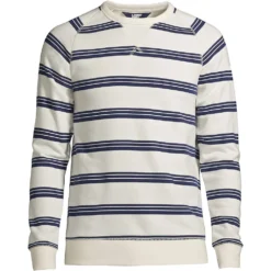 French Terry Sweatshirt Für Herren -Lands' End Verkaufsgeschäft 527972 LEPP LF 9OH