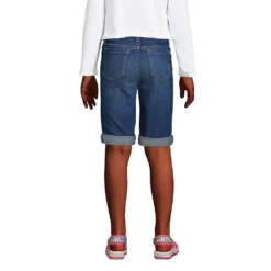 Denim Bermuda-Shorts Für Mädchen -Lands' End Verkaufsgeschäft 528306 LEPP FB IZY