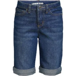 Denim Bermuda-Shorts Für Mädchen