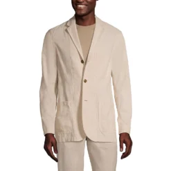 Sakko Aus Leinen/Baumwoll-Mix Für Herren