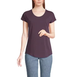 Shirt Aus Baumwolle/Modal-Mix Mit Ballett-Ausschnitt Für Damen