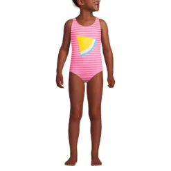 Badeanzug Mit Pailletten Für Mädchen -Lands' End Verkaufsgeschäft 530103 LEPP F1 1CI