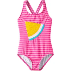 Badeanzug Mit Pailletten Für Mädchen -Lands' End Verkaufsgeschäft 530103 LEPP L1 1CI