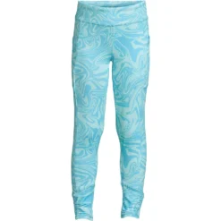 Gemusterte Leggings ACTIVE Mit Gerafftem Saum Für Mädchen