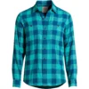 Blake Shelton X Lands' End Kariertes Workerhemd, Classic Fit