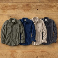 Blake Shelton X Lands' End Cord Workerhemd -Lands' End Verkaufsgeschäft 532222 LEPP LT AK9