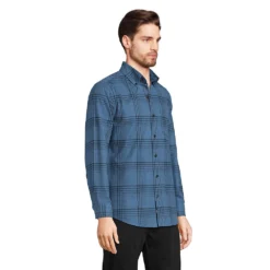 Blake Shelton X Lands' End Flagship Flanellhemd Für Herren -Lands' End Verkaufsgeschäft 532223 LEPP FS 5R9