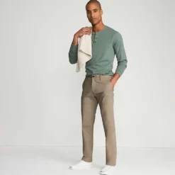 Stretch-Chino In Wunschlänge Für Herren, Straight Fit 11 Stretch-Chino In Wunschlänge Für Herren, Straight Fit -Lands' End Verkaufsgeschäft 532508 LEPP LS KHA