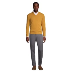 Bügelleichte Chino Für Herren, Straight Fit -Lands' End Verkaufsgeschäft 532510 LEPP F1 CHA