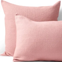 Strukturierter Kissenbezug Aus Bio-Baumwolle, 50 X 66 Cm