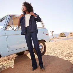 Recover Bootcut-Jeans High Waist Für Damen