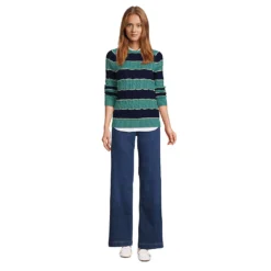 Recover Jeans High Waist Mit Weitem Bein Für Damen -Lands' End Verkaufsgeschäft 532582 LEPP F1 5TO