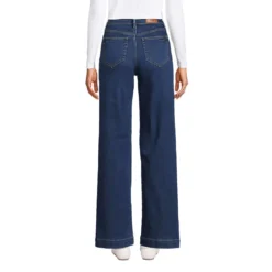 Recover Jeans High Waist Mit Weitem Bein Für Damen -Lands' End Verkaufsgeschäft 532582 LEPP FB 5TO