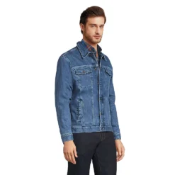 Blake Shelton X Lands' End Jeansjacke Mit Flanell-Futter -Lands' End Verkaufsgeschäft 532625 LEPP FS QH9