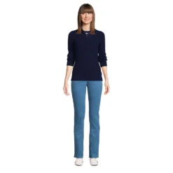 Straight Fit Cordhose Mid Waist Für Damen -Lands' End Verkaufsgeschäft 532661 LEPP F1 89R