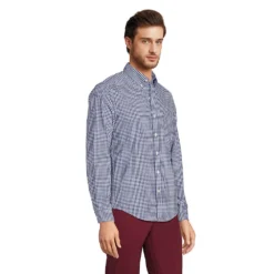 Leichtes Popelinhemd Für Herren, Classic Fit -Lands' End Verkaufsgeschäft 533211 LEPP FS G08