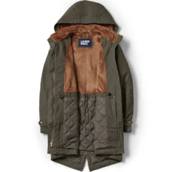Wasserabweisender Baumwoll-Parka Mit Webpelzfutter Für Damen -Lands' End Verkaufsgeschäft 533515 LEPP L1 AK9