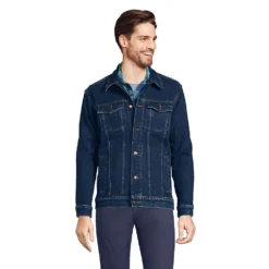 Blake Shelton X Lands' End Jeansjacke Für Herren -Lands' End Verkaufsgeschäft 535124 LEPP FF 3Q6