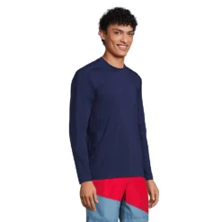 Langarm-Badeshirt Für Herren -Lands' End Verkaufsgeschäft 535194 LEPP FS HME