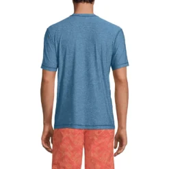Kurzarm-Badeshirt Für Herren -Lands' End Verkaufsgeschäft 535199 LEPP FB 4V1