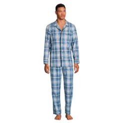 Blake Shelton X Lands' End Popeline-Pyjamahemd Für Herren -Lands' End Verkaufsgeschäft 535771 LEPP F1 GUE