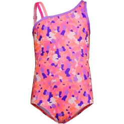 Asymmetrischer Badeanzug Für Mädchen