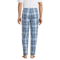 Blake Shelton X Lands' End Popeline-Pyjamahose Für Herren -Lands' End Verkaufsgeschäft 536262 LEPP FB GUE