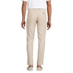 Chinohose Aus Leinen/Baumwollmix Für Herren -Lands' End Verkaufsgeschäft 536444 LEPP FB NAT