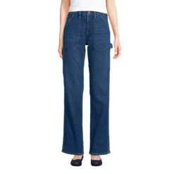 Recover Worker-Jeans High Waist Für Damen -Lands' End Verkaufsgeschäft 539932 LEPP FF 5TO