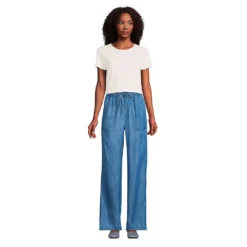 Baumwolle/Modal-Shirt Mit Web-Rücken Für Damen -Lands' End Verkaufsgeschäft 540477 LEPP F1 IVO