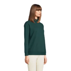 Ottoman-Stehkragenshirt Für Damen -Lands' End Verkaufsgeschäft 540907 LEPP FS DBM