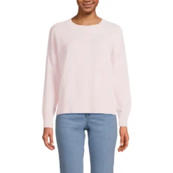 Relaxter Rundhalspullover DRIFTER Für Damen -Lands' End Verkaufsgeschäft 543457 LEPP FF WW1