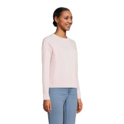 Relaxter Rundhalspullover DRIFTER Für Damen -Lands' End Verkaufsgeschäft 543457 LEPP FS WW1